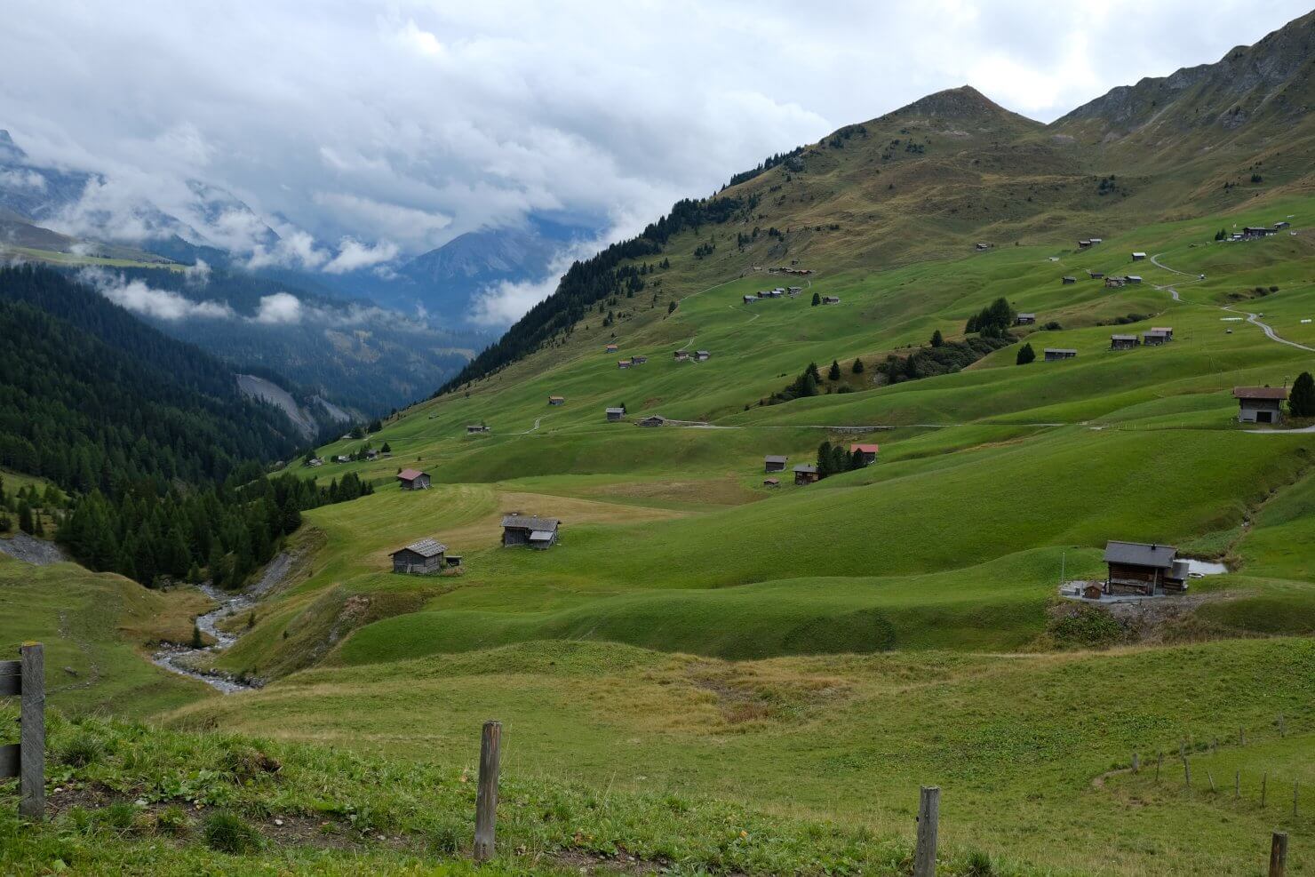 Blick aus dem Fondei
